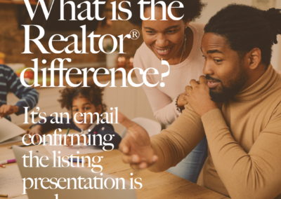 What is the Realtor® difference? Before the email