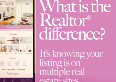 What is the Realtor® Difference? It’s knowing your listing is on multiple real estate sites.