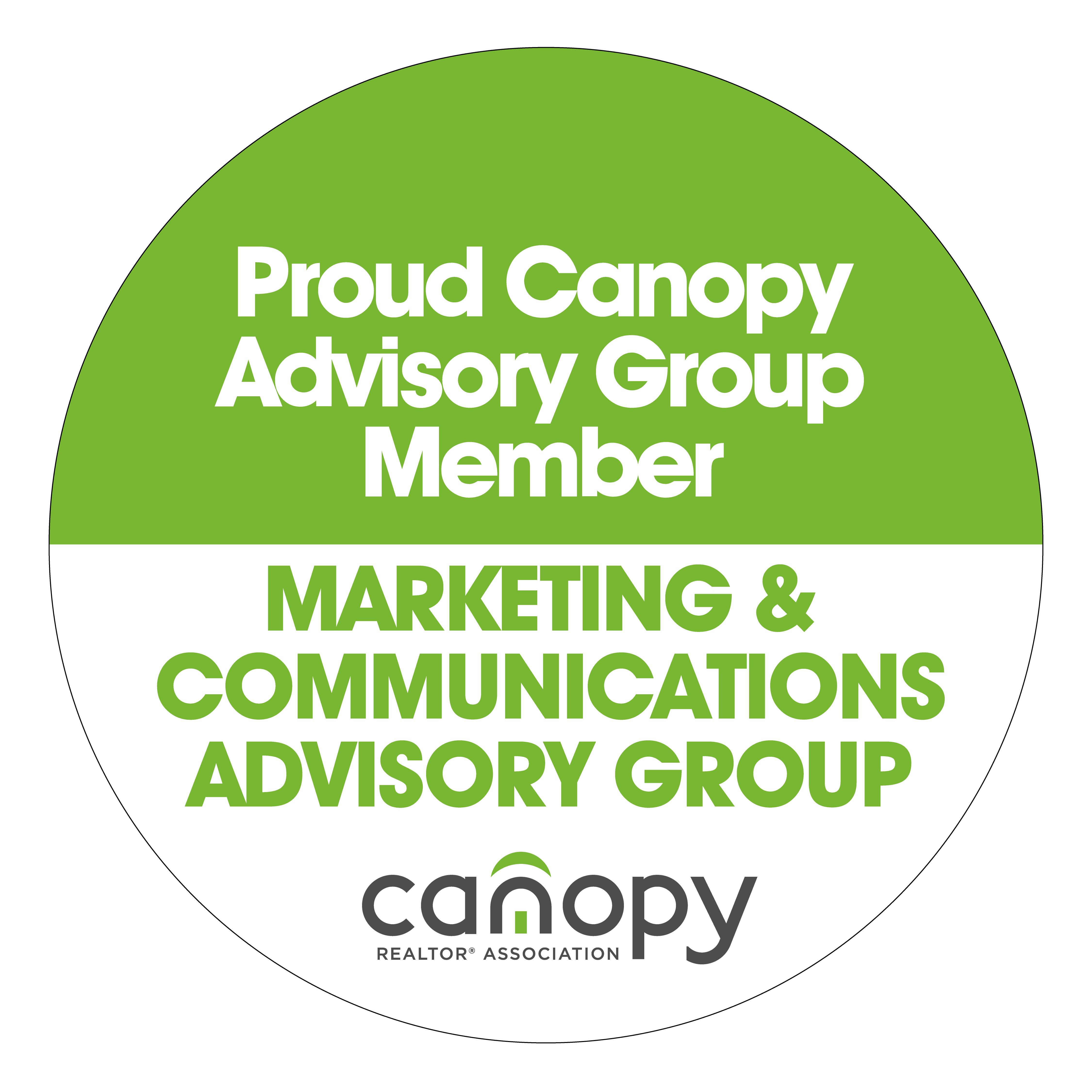 Proud Canopy Advisory Group Member - Marketing & Communications Advisory Group