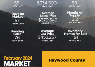 February 2024 Haywood County infographic