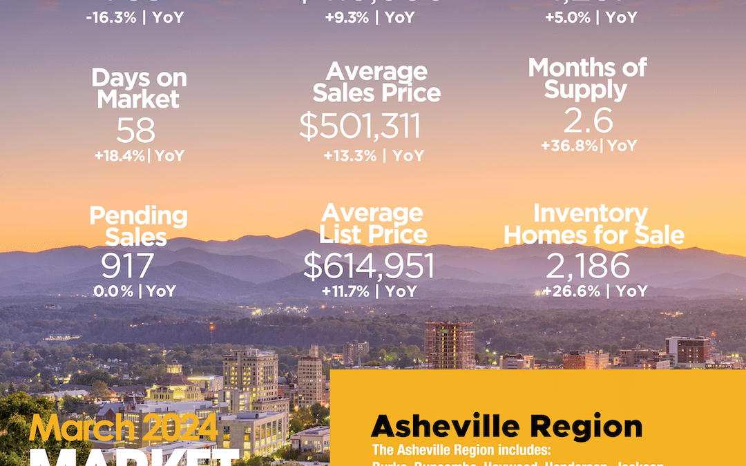 March 2024 Asheville Region infographic