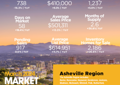 March 2024 Asheville Region infographic