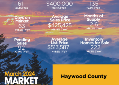 March 2024 Haywood County infographic