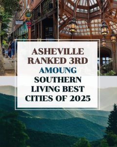 Asheville Ranked 3rd Among Southern Living Best Cities of 2025